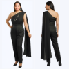 Picture of Melifloz One-Shoulder Jumpsuit Saree